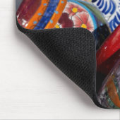 Kleurrijk traditioneel handbeschilderd Mexicaans a Muismat (Hoek)