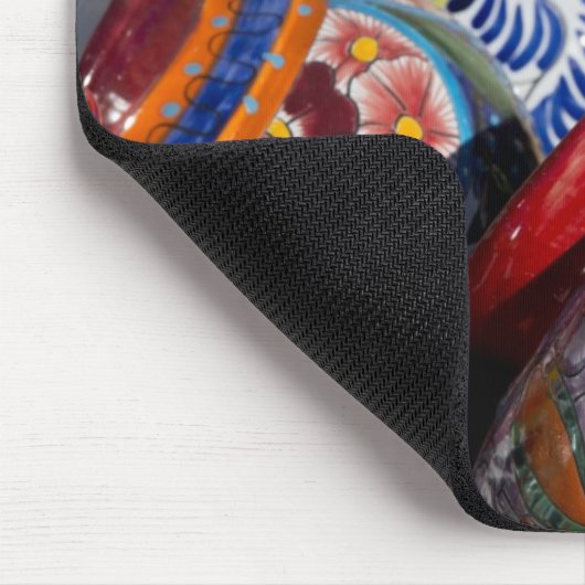 Kleurrijk traditioneel handbeschilderd Mexicaans a Muismat (Hoek)