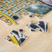 Kleurrijk traditioneel handgeschilderd Mexicaans a Legpuzzel (Zijkant)