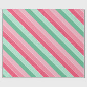 Kleurrijk Trendy Roze Groene Moderne Legant Cadeaupapier (Vlak)