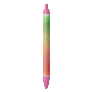 Kleurrijk trendy sjabloon roze rood oranje geel blauwe inkt pen