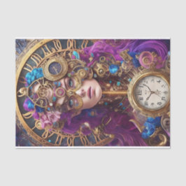 Kleurrijk Trendy Steampunk Decoupage Tissue Paper Tissuepapier