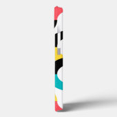 Kleurrijk, trendy, vrolijk, leuk, moderne geometri Case-Mate iPhone case (Achterkant / Links)