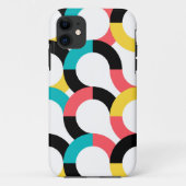 Kleurrijk, trendy, vrolijk, leuk, moderne geometri Case-Mate iPhone case (Achterkant)