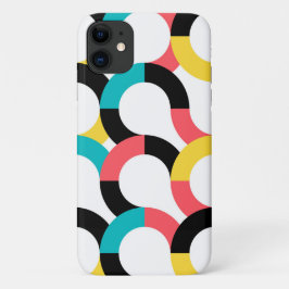 Kleurrijk, trendy, vrolijk, leuk, moderne geometri Case-Mate iPhone case