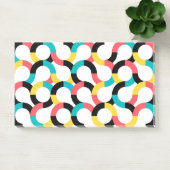 Kleurrijk, trendy, vrolijk, leuk, moderne geometri post-it® notes (Kantoor)