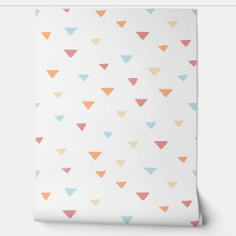 Kleurrijk Triangel Patroon Wallpaper Behang