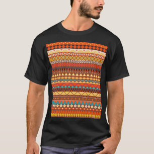 Kleurrijk tribaal etnisch naadloos patroon. t-shirt