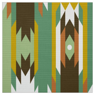 Kleurrijk Tribal Geometrisch patroon Stof