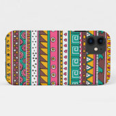 Kleurrijk tribal patroon Case-Mate iPhone case (Achterkant (horizontaal))