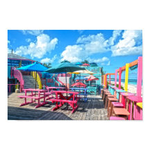 Kleurrijk Tropisch Bahamas Bar en Grill