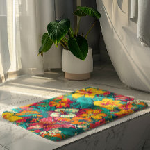 Kleurrijk Tropisch Bloemenpatroon
