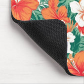 Kleurrijk Tropisch Bloempatroon Hawaiian Vibe Muismat (Hoek)