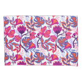 Kleurrijk, tropisch Floral patroon Kussensloop (Voorkant)