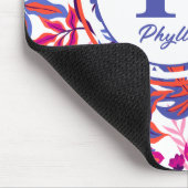 Kleurrijk, tropisch Floral patroon Muismat (Hoek)