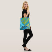 Kleurrijk tropisch floreel Hawaiian Hibiscus stran Tote Bag (Op model)