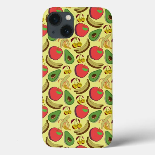 Kleurrijk tropisch fruit naadloos patroon Case-Mate iPhone case (Achterkant)