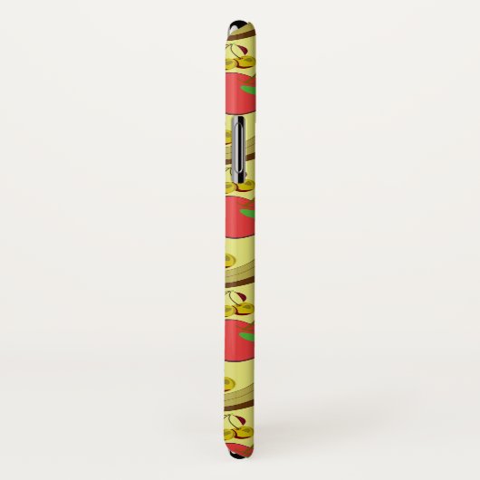 Kleurrijk tropisch fruit naadloos patroon Case-Mate iPhone case (Achterkant / rechts)