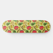 Kleurrijk tropisch fruit naadloos patroon persoonlijk skateboard (Horizontaal)