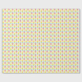 Kleurrijk Tropisch Fruitpatroon 2 Cadeaupapier (Vlak)