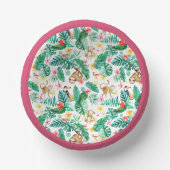 Kleurrijk Tropisch Oerwoud Dieren Patroon Papieren Kommen (Voorkant)