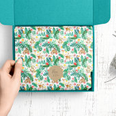 Kleurrijk Tropisch Oerwoud Dieren Patroon Tissuepapier