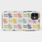 Kleurrijk tropisch palmboompatroon Case-Mate iPhone case (Achterkant (horizontaal))