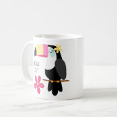 Kleurrijk Tropisch Paradijs Toucan Koffiemok (Voorkant links)