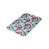Kleurrijk tropisch patroon badmat (Gekanteld)