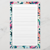 Kleurrijk tropisch patroon briefpapier (Voorkant)