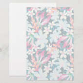 Kleurrijk tropisch patroon briefpapier (Voorkant / Achterkant)