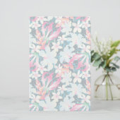 Kleurrijk tropisch patroon briefpapier (Staand voorkant)