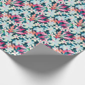Kleurrijk tropisch patroon cadeaupapier (Hoek)