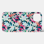 Kleurrijk tropisch patroon Case-Mate iPhone case (Achterkant (horizontaal))