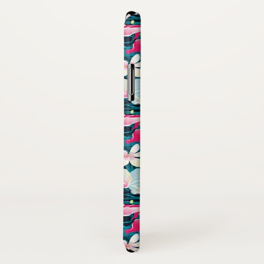 Kleurrijk tropisch patroon Case-Mate iPhone case (Achterkant / rechts)