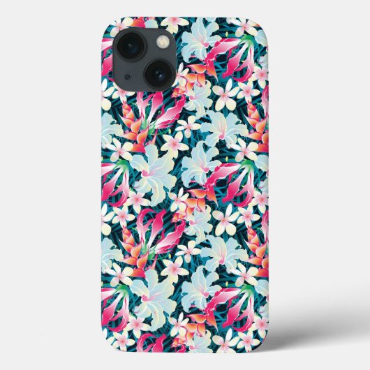 Kleurrijk tropisch patroon Case-Mate iPhone case (Achterkant)