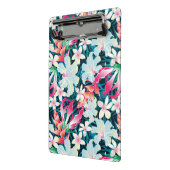 Kleurrijk tropisch patroon mini klembord (Angled2)