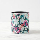 Kleurrijk tropisch patroon mok (Midden)