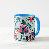 Kleurrijk tropisch patroon mok (Voorkant rechts)