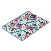 Kleurrijk tropisch patroon notitieboek (Linkerzijde)