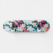 Kleurrijk tropisch patroon persoonlijk skateboard (Horizontaal)