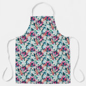 Kleurrijk tropisch patroon schort (Voorkant)