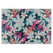 Kleurrijk tropisch patroon snijplank (Voorkant)