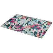 Kleurrijk tropisch patroon snijplank (Hoek)