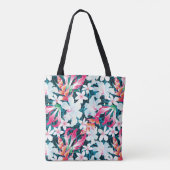 Kleurrijk tropisch patroon tote bag (Achterkant)
