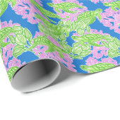 Kleurrijk Tropisch Schildpadpatroon Cadeaupapier (Rol Hoek)