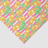 Kleurrijk Tropisch Schildpadpatroon Tissuepapier (Detail)