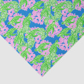 Kleurrijk Tropisch Schildpadpatroon Tissuepapier (Detail)