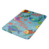 Kleurrijk Tropisch Vis Onderwaterpatroon Badmat (Gekanteld)