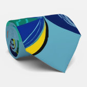 Kleurrijk Tropisch Vis Onderwaterpatroon Stropdas (Opgerold)